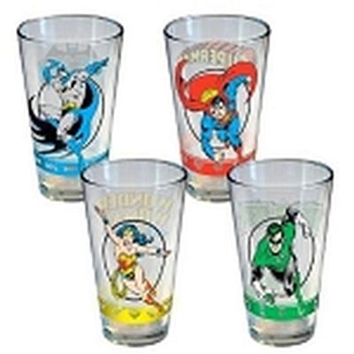 Click to get DC Hero Logo Pint 4 Pack