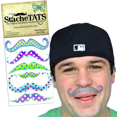 Click to get Stache Tats Polka Dot Glitter Temporary Tattoos