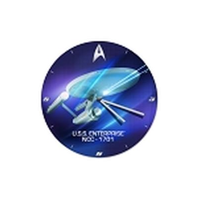 Click to get Star Trek 135 Cordless Wood Wall Clock