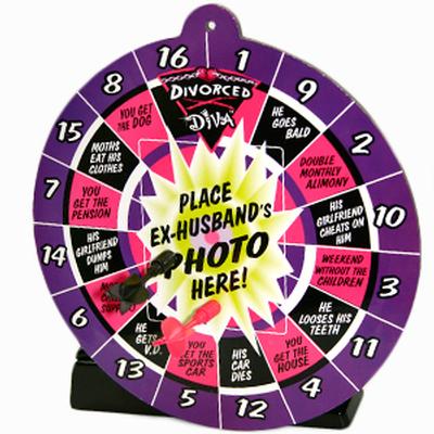 Click to get Divorce Diva Dartboard