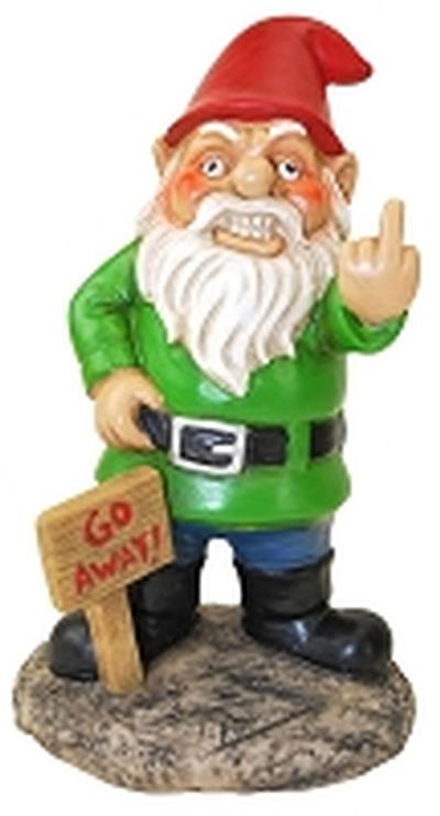 Click to get The go away Garden Gnome